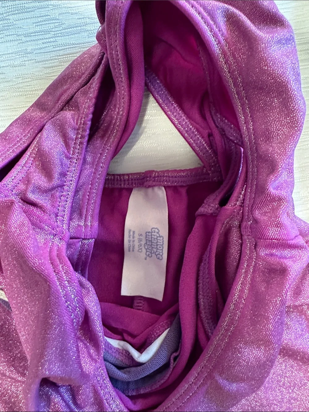 Lot of 5 Girls' Gymnastics Leotard Rompers - Pink, Purple, Blue, Black